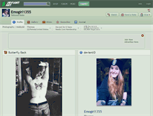 Tablet Screenshot of emogirl1355.deviantart.com