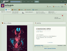Tablet Screenshot of karlita-giulia.deviantart.com