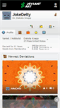 Mobile Screenshot of jokedeity.deviantart.com