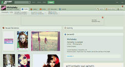 Desktop Screenshot of kitchybaby.deviantart.com