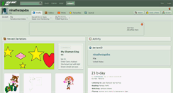 Desktop Screenshot of ninathezapdos.deviantart.com