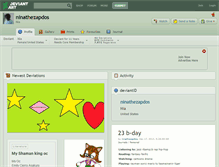 Tablet Screenshot of ninathezapdos.deviantart.com