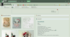 Desktop Screenshot of luna-plateada.deviantart.com