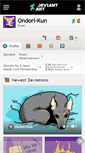 Mobile Screenshot of ondori-kun.deviantart.com