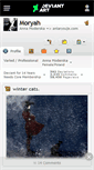 Mobile Screenshot of moryah.deviantart.com