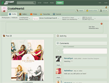 Tablet Screenshot of crystalheartss.deviantart.com