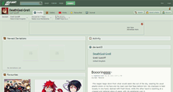 Desktop Screenshot of deathgod-grell.deviantart.com