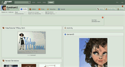 Desktop Screenshot of eyesblue62.deviantart.com