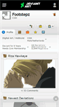 Mobile Screenshot of footstepz.deviantart.com