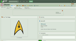 Desktop Screenshot of dhlarson.deviantart.com