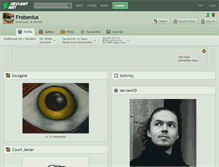 Tablet Screenshot of frobenius.deviantart.com