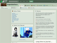 Tablet Screenshot of dragonfablefans.deviantart.com