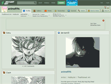 Tablet Screenshot of animer96.deviantart.com