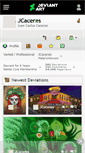 Mobile Screenshot of jcaceres.deviantart.com