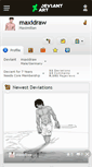 Mobile Screenshot of maxidraw.deviantart.com
