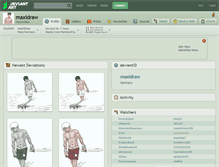 Tablet Screenshot of maxidraw.deviantart.com