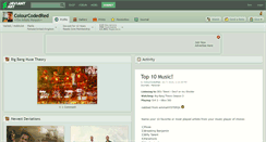 Desktop Screenshot of colourcodedred.deviantart.com