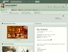 Tablet Screenshot of colourcodedred.deviantart.com