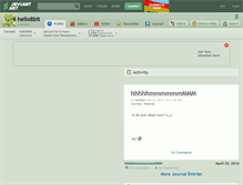 Tablet Screenshot of hello8bit.deviantart.com