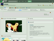 Tablet Screenshot of insheba.deviantart.com