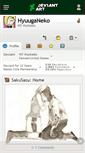 Mobile Screenshot of hyuuganeko.deviantart.com