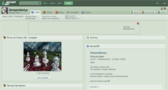 Desktop Screenshot of densenmaniya.deviantart.com