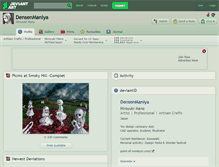Tablet Screenshot of densenmaniya.deviantart.com