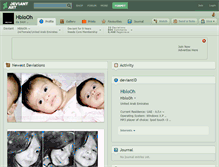 Tablet Screenshot of hblooh.deviantart.com