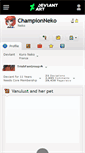 Mobile Screenshot of championneko.deviantart.com