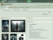 Tablet Screenshot of colorxmexgrey.deviantart.com