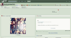 Desktop Screenshot of demilovatoisperfect.deviantart.com