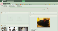 Desktop Screenshot of bejeweledlover.deviantart.com