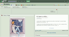 Desktop Screenshot of beccarama.deviantart.com