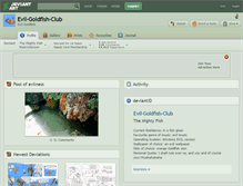 Tablet Screenshot of evil-goldfish-club.deviantart.com