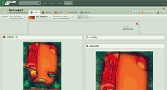 Desktop Screenshot of darknezz1.deviantart.com