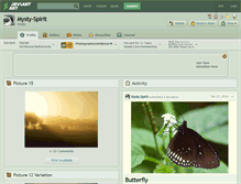 Tablet Screenshot of mysty-spirit.deviantart.com