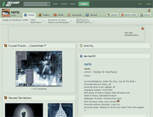Tablet Screenshot of nerio.deviantart.com