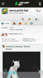 Mobile Screenshot of news-print-hat.deviantart.com