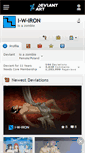 Mobile Screenshot of i-w-iron.deviantart.com