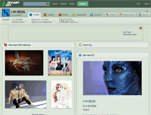 Tablet Screenshot of i-w-iron.deviantart.com