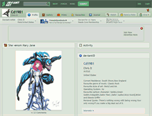 Tablet Screenshot of cd1981.deviantart.com