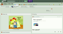 Desktop Screenshot of minako-x-allen-club.deviantart.com