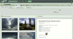 Desktop Screenshot of frozenruby.deviantart.com