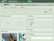 Tablet Screenshot of irnjunior.deviantart.com