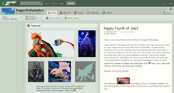 Desktop Screenshot of dragon-enthusiasts.deviantart.com