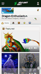 Mobile Screenshot of dragon-enthusiasts.deviantart.com