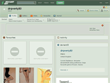 Tablet Screenshot of drqwerty80.deviantart.com