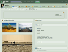 Tablet Screenshot of kory1.deviantart.com