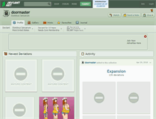 Tablet Screenshot of doormaster.deviantart.com