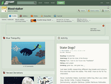 Tablet Screenshot of blood-stalker.deviantart.com